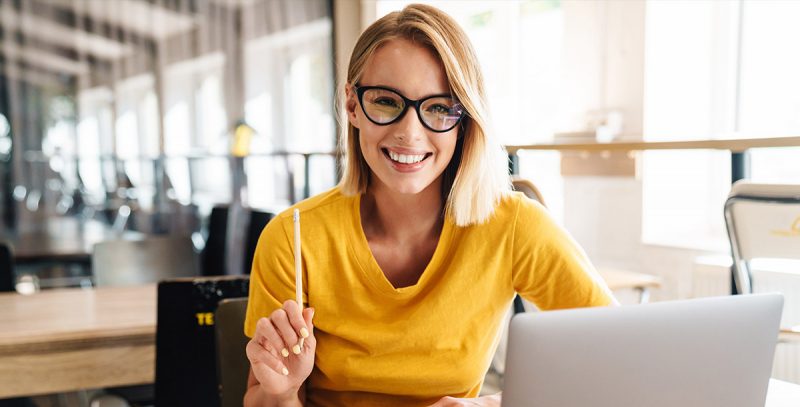 femme étudiante en reconversion