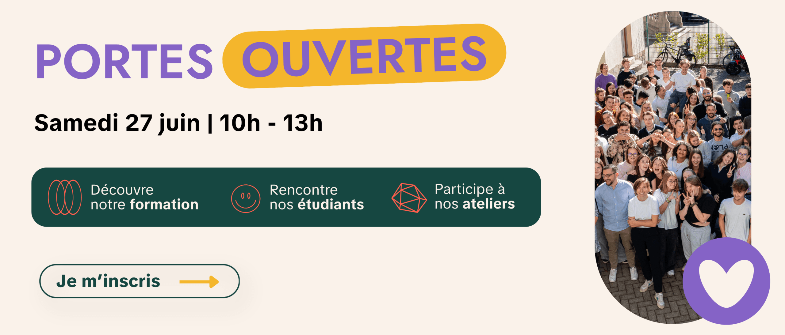 Portes Ouvertes – 27 juin