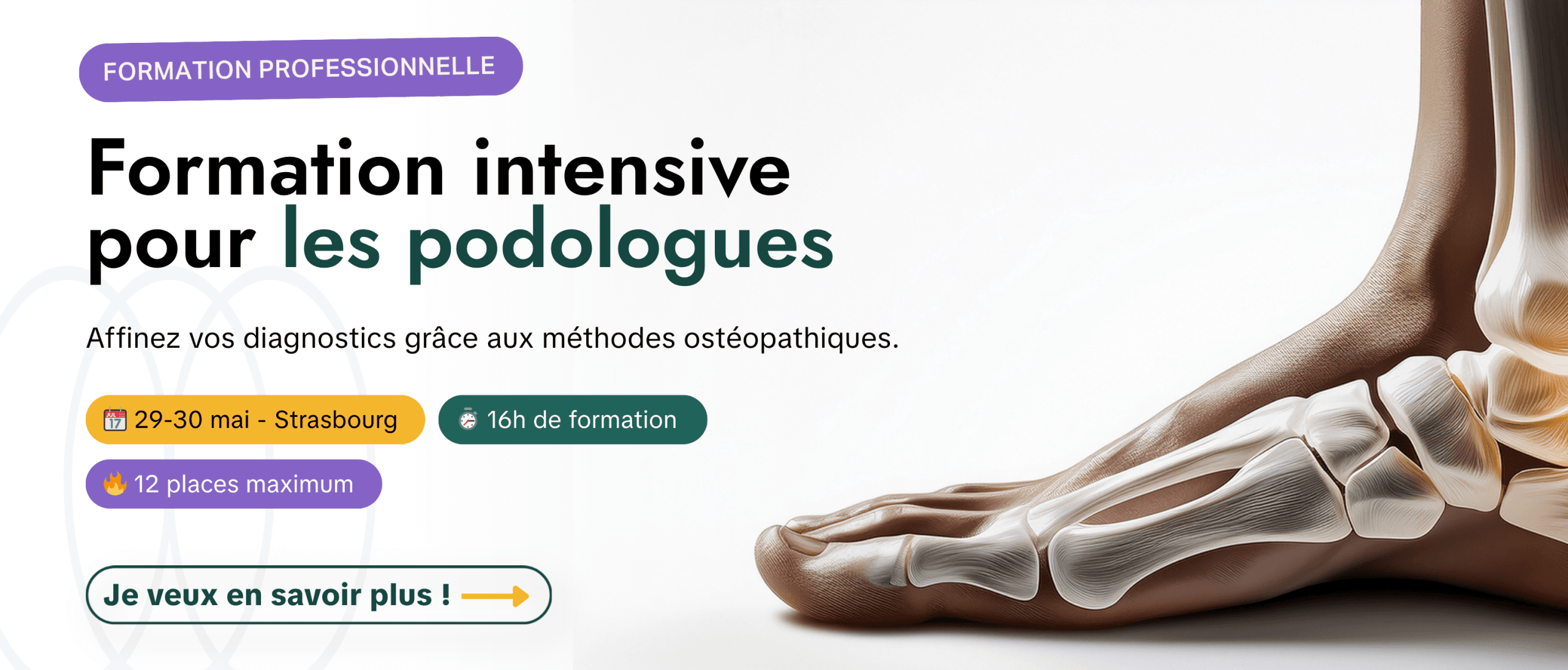 Formation intensive pour les podologues