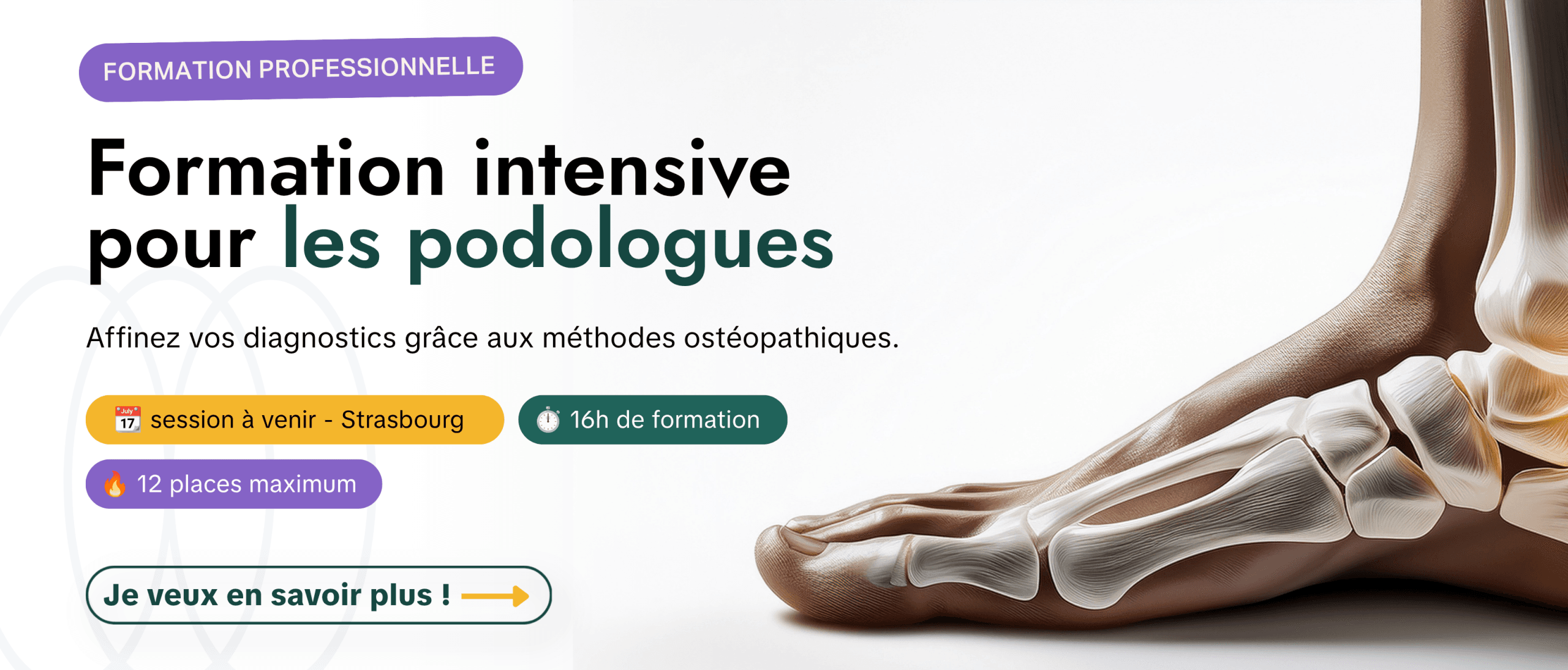 Formation intensive pour les podologues